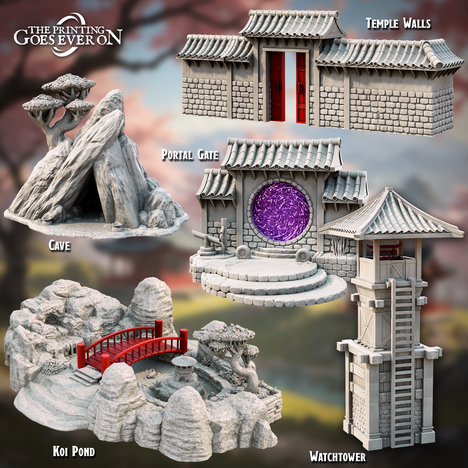 Terrain Set - Slayer Masquerade - Presupported